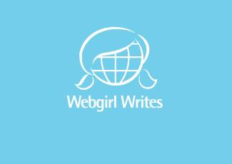 Webgirl标志标志logo设计，品牌vi设计