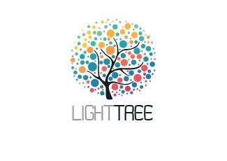 lighttree标志标志logo设计，品牌vi设计