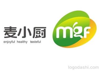 麦小厨连锁商标标志logo设计，品牌vi设计