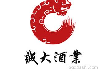 成大酒业标志logo设计，品牌vi设计