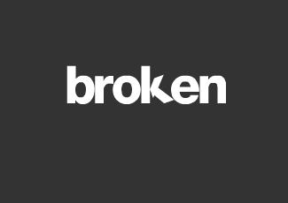 broken标志logo设计，品牌vi设计