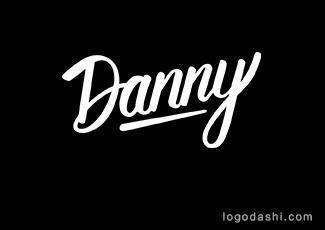 Danny字体标志logo设计，品牌vi设计