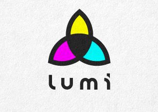 LUMI标志logo设计，品牌vi设计