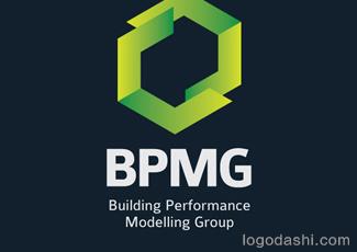 BPMG建筑标志logo设计，品牌vi设计