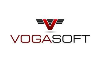 VOGASOFT标志标志logo设计，品牌vi设计