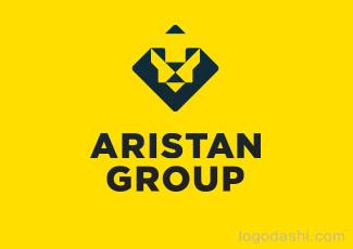 Aristan集团标志logo设计，品牌vi设计