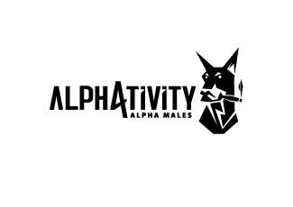 Alphativity标志logo设计，品牌vi设计