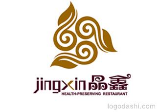 晶鑫宾馆logo标志logo设计，品牌vi设计