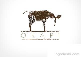 Okapi动物标志标志logo设计，品牌vi设计