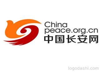 中国长安网logo标志logo设计，品牌vi设计