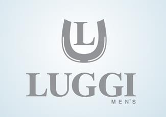 Luggi男装品牌标志logo设计，品牌vi设计