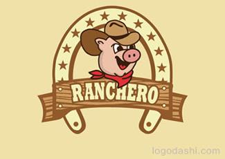 RANCHERO标志标志logo设计，品牌vi设计