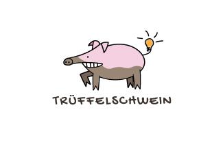 Trüffelschwein标志logo设计，品牌vi设计