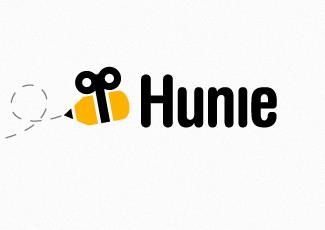 Hunie标志logo设计，品牌vi设计