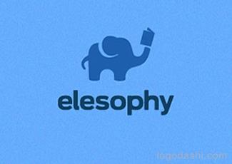 Elesophy标志logo设计，品牌vi设计