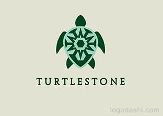 Turtlestone标志logo设计，品牌vi设计